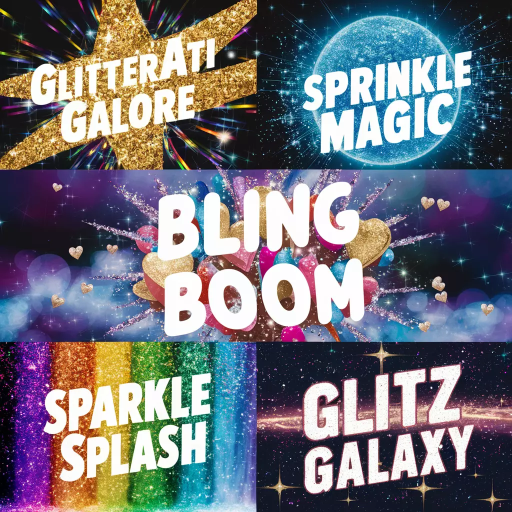 Funny & Slang Names for Glitter Ideas