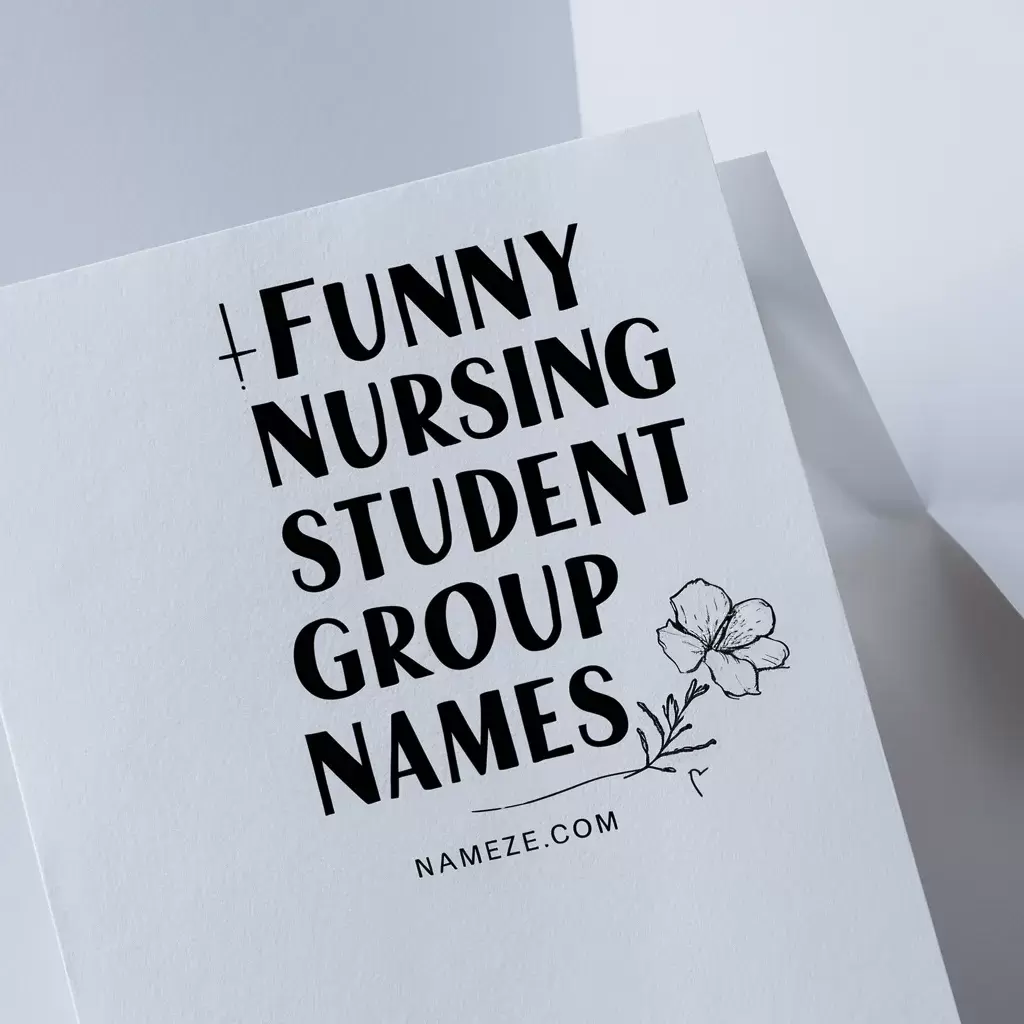 Funny Nursing Student Group Names