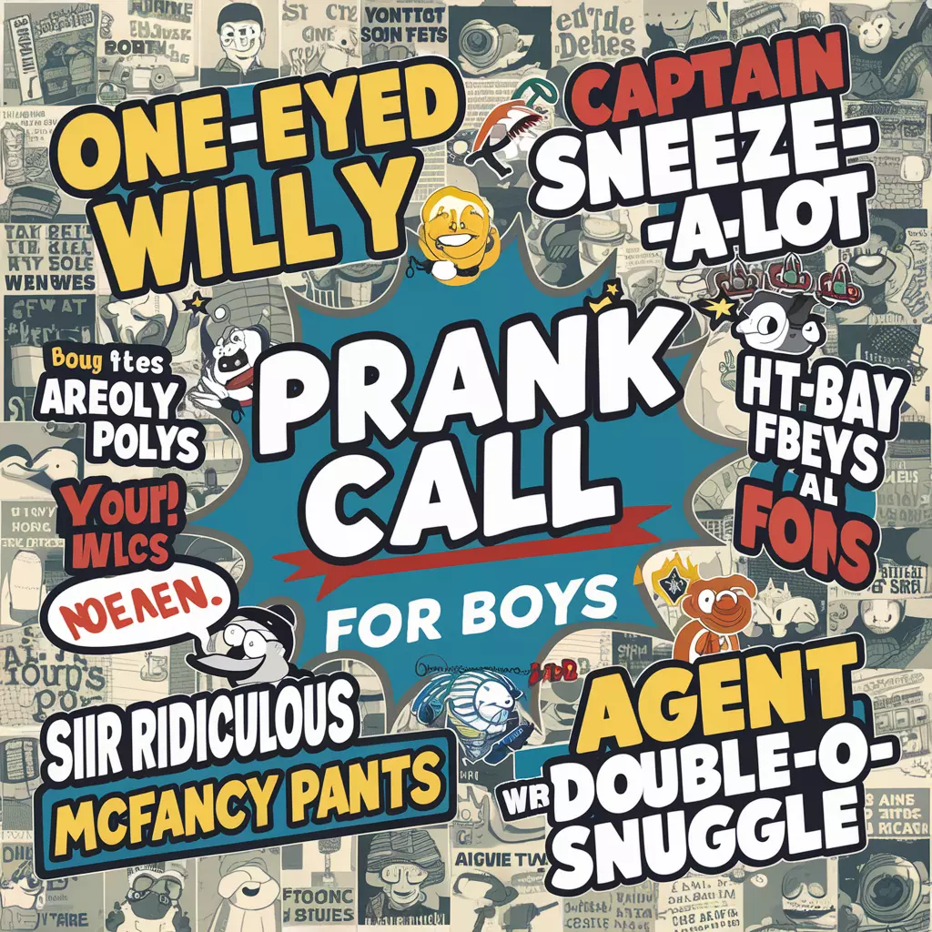 Funny Prank Call Names for Boys