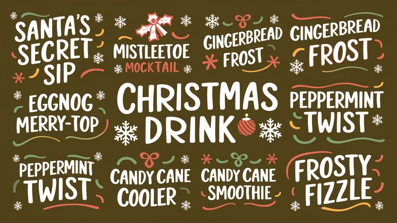 Christmas Names for Drinks