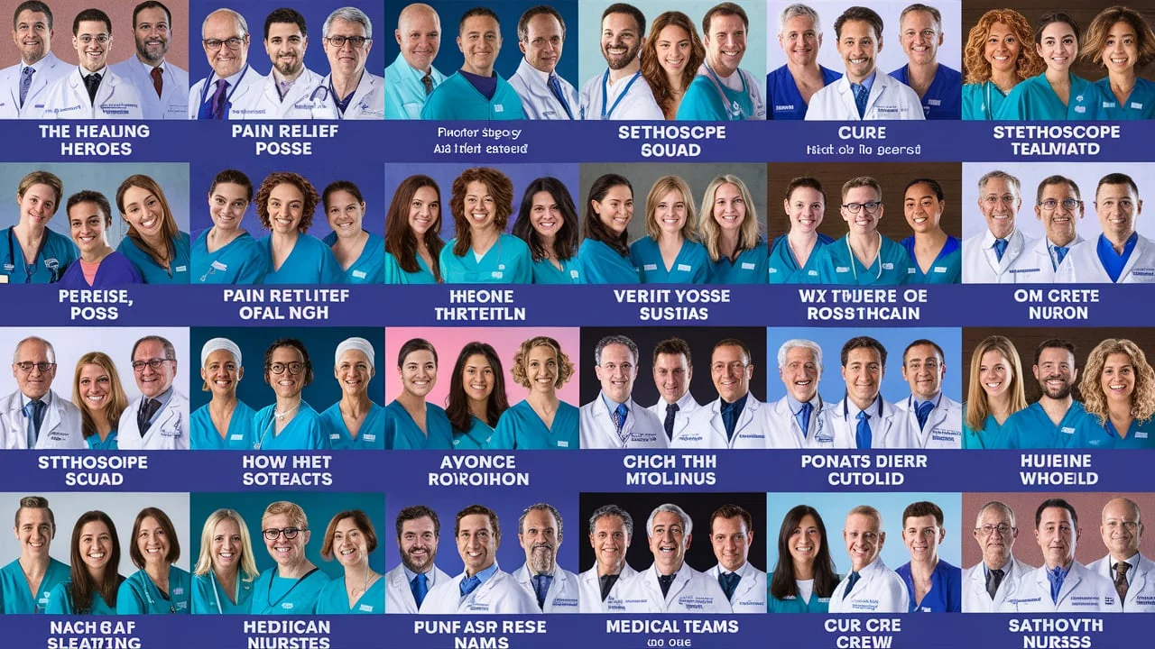 Funny Medical Team Names