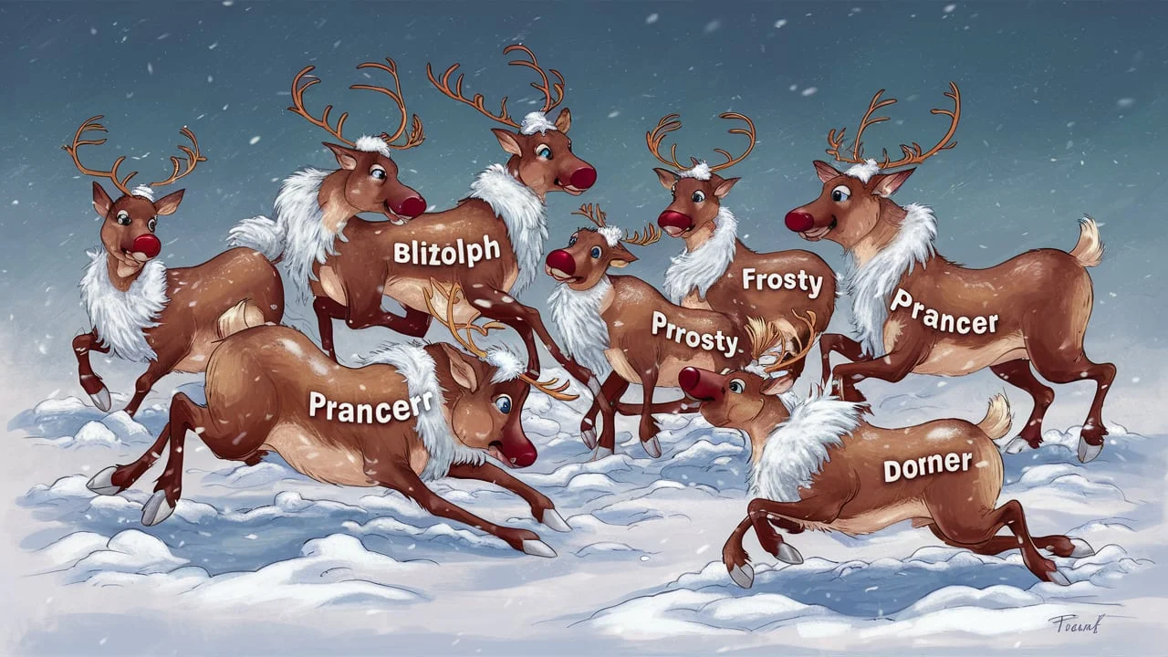 Funny Reindeer Names