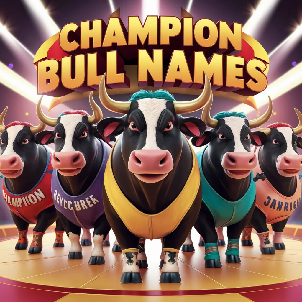 Champion Bull Names