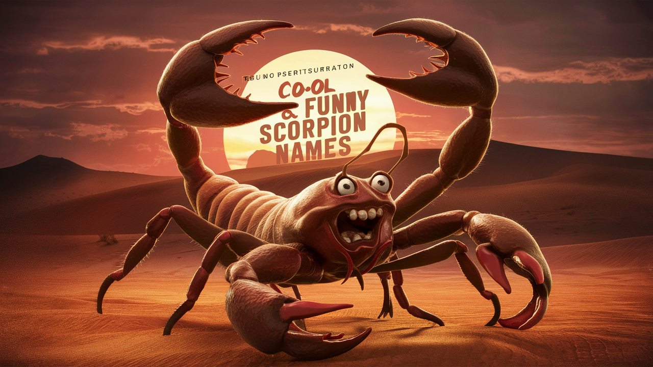 Cool & Funny Scorpion Names