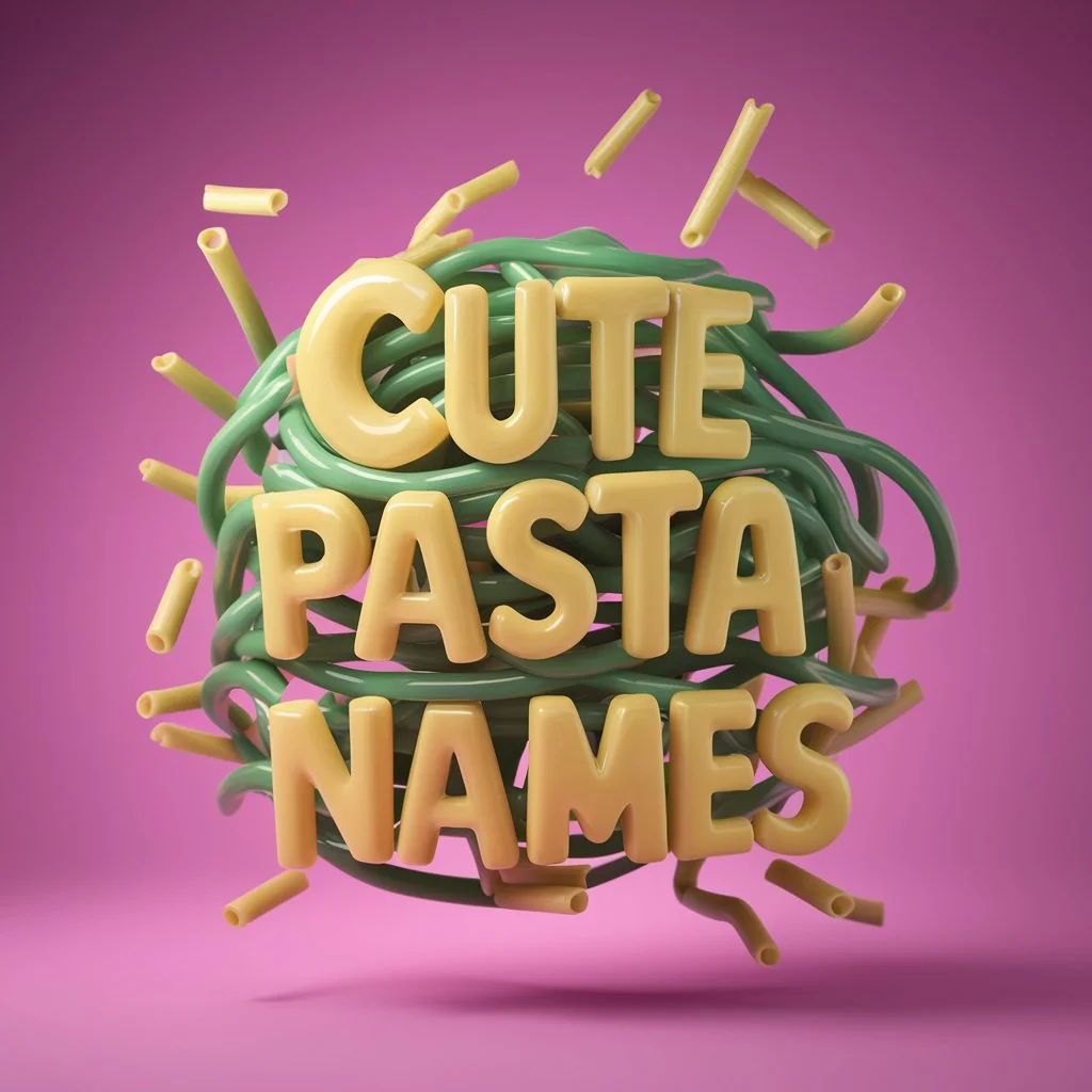 Cute Pasta Names