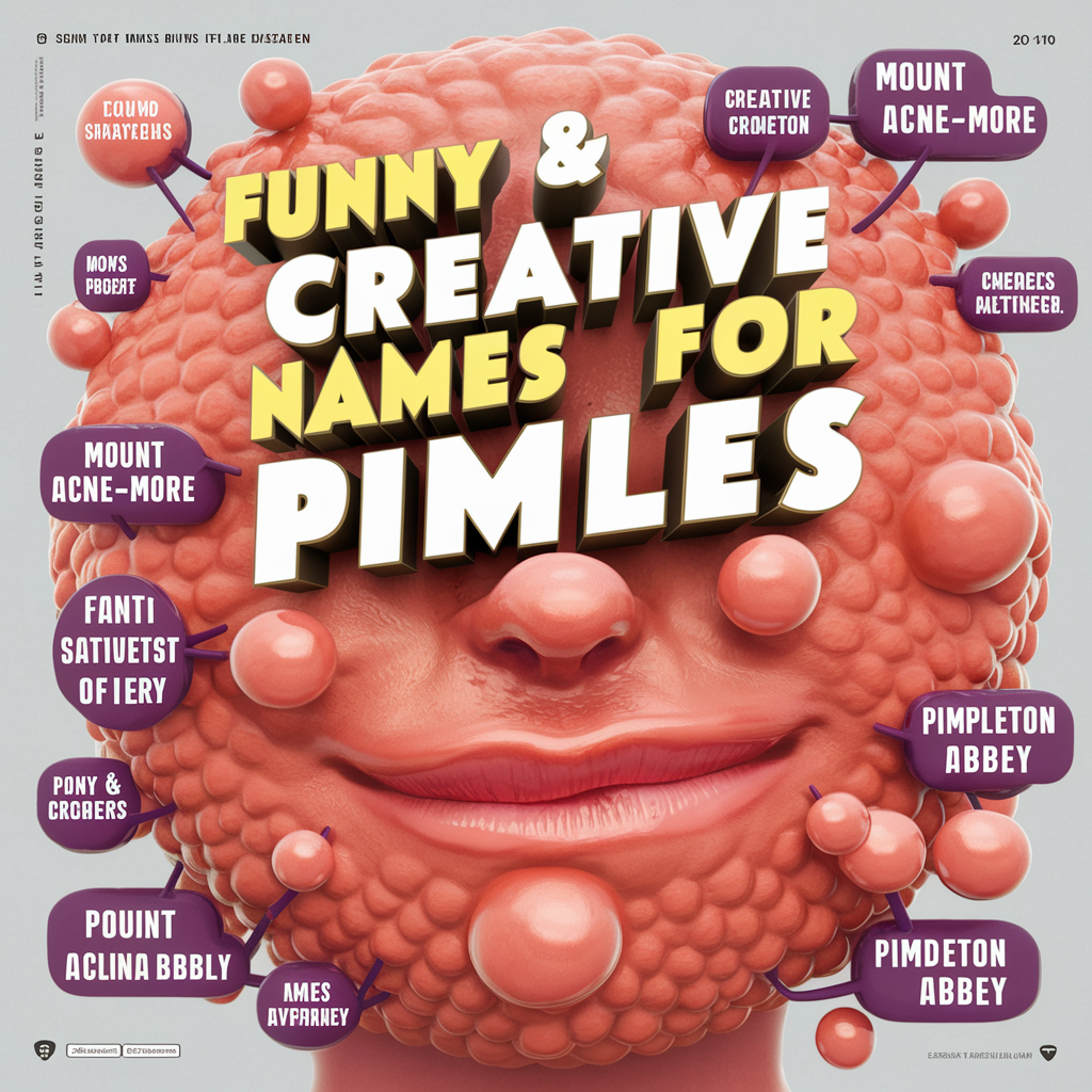 Funny & Creative Names for Pimples