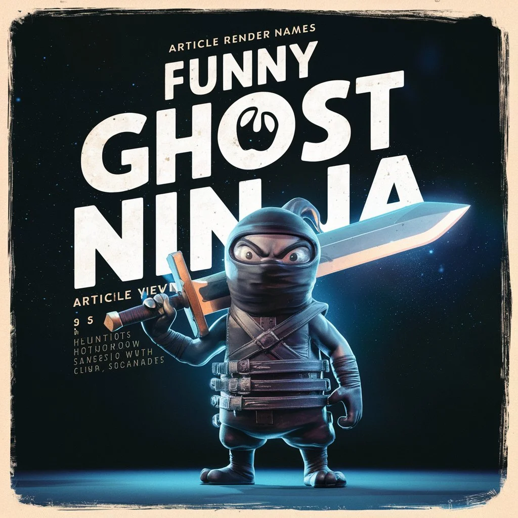 Funny Ghost Ninja Names