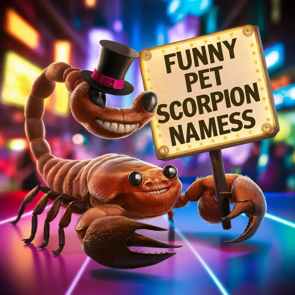  Funny Pet Scorpion Names