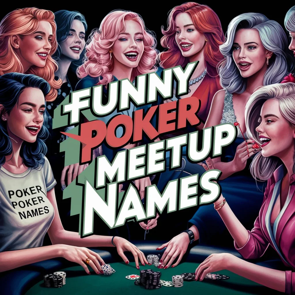 Funny Poker Meetup Names