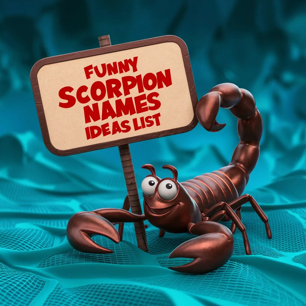 Funny Scorpion Names Ideas List