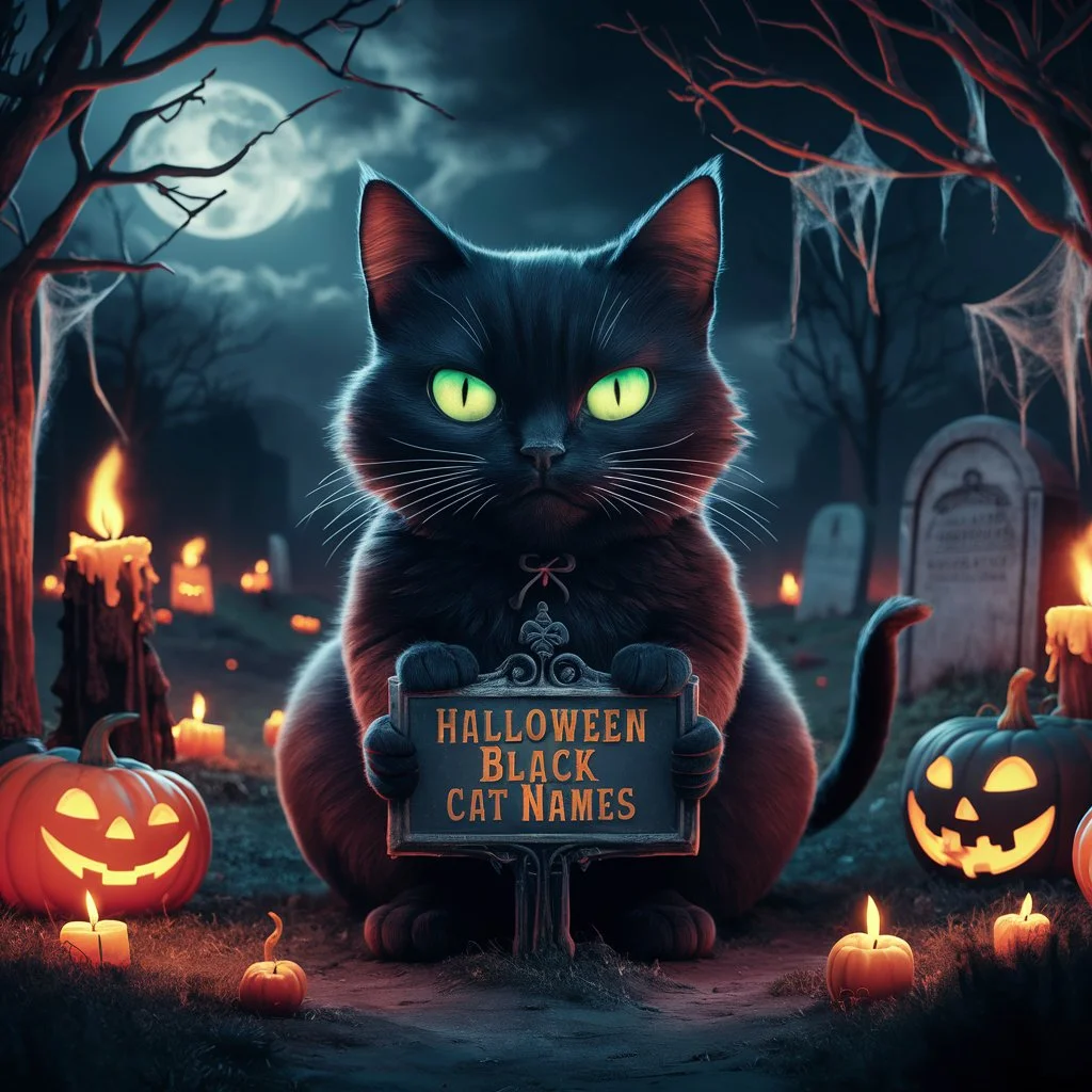 Halloween Black Cat Names