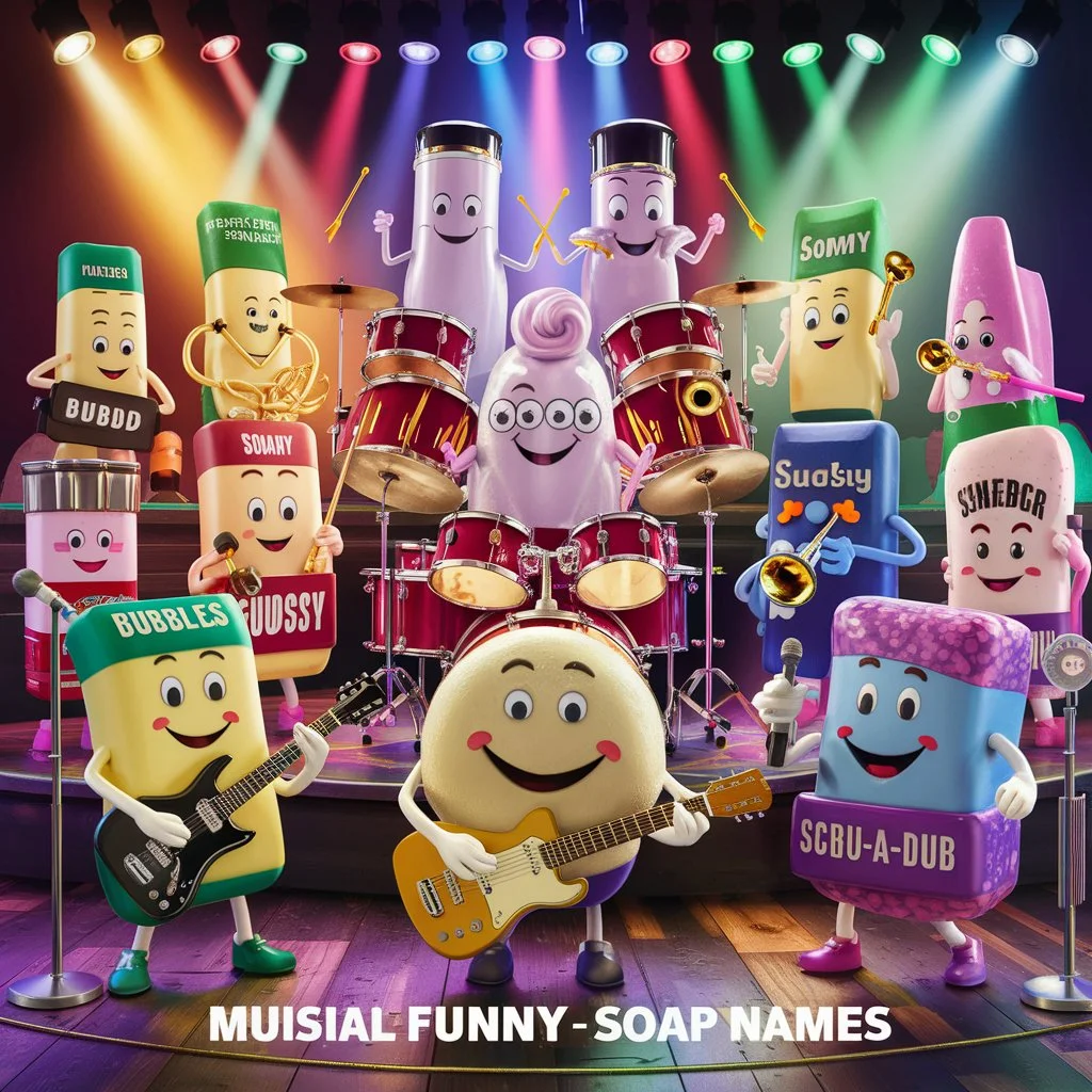 Musical Funny Soap Names