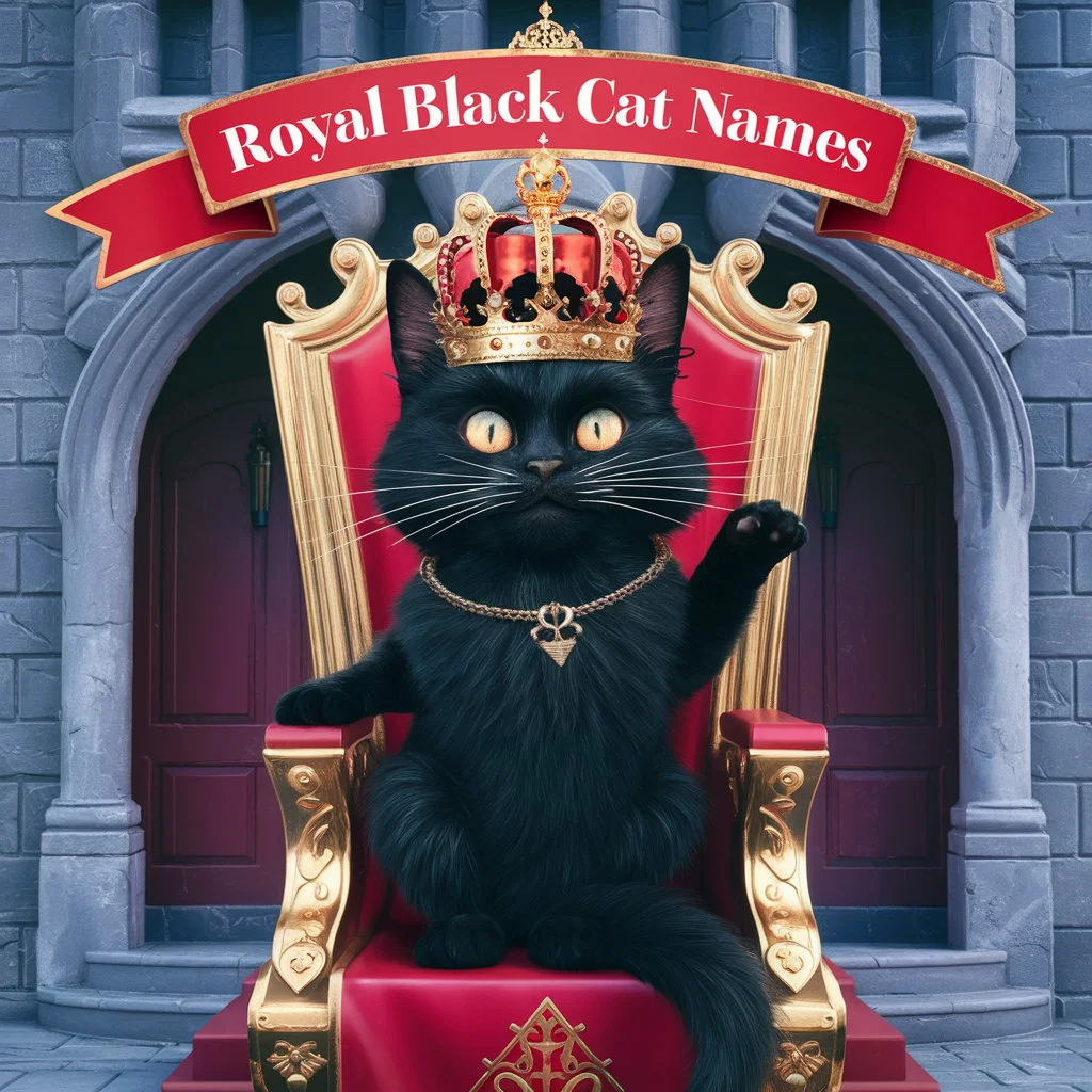 Royal Black Cat Names