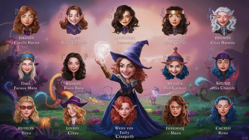  Funny Female Mage Names