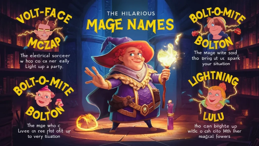 Funny Mage Names