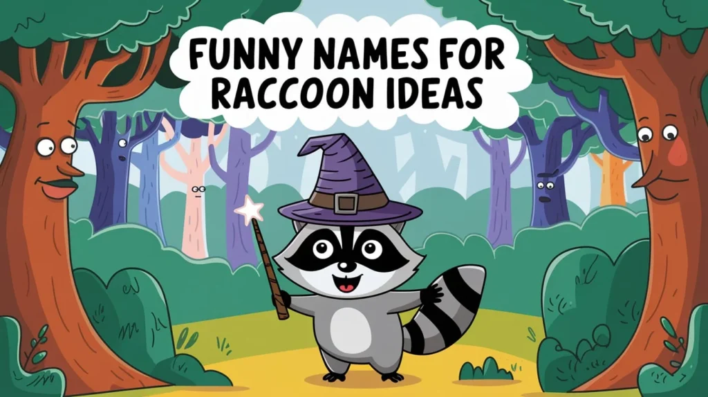 Funny Names for Raccoon Ideas