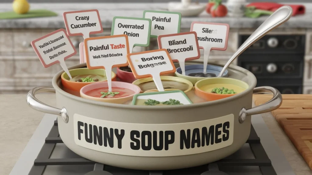   Funny Names soup names