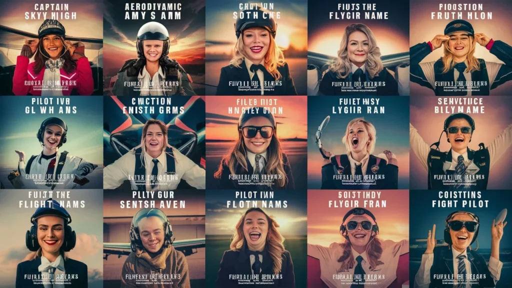 Funny Pilot female Names 