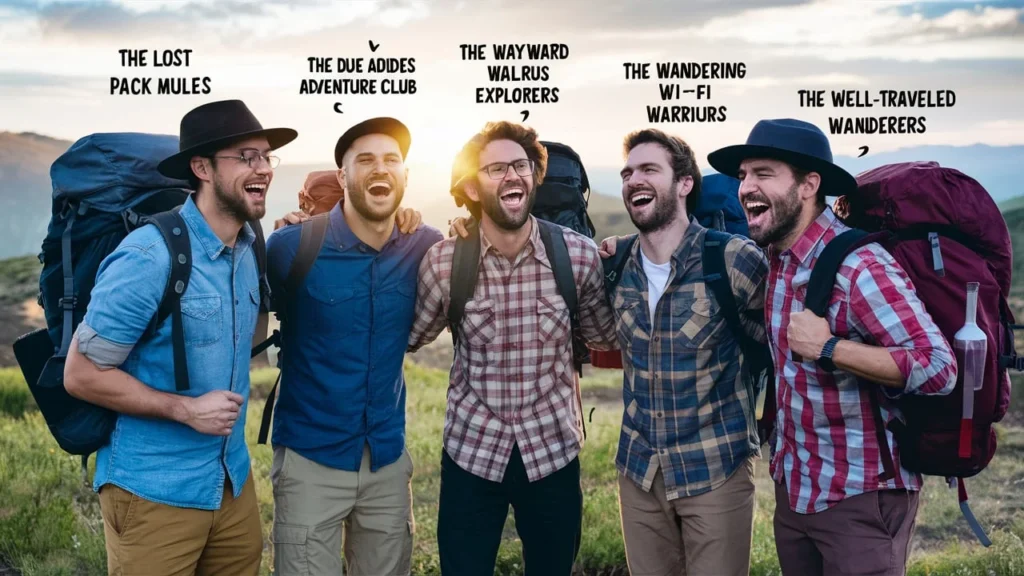 Funny male Travel Group Names